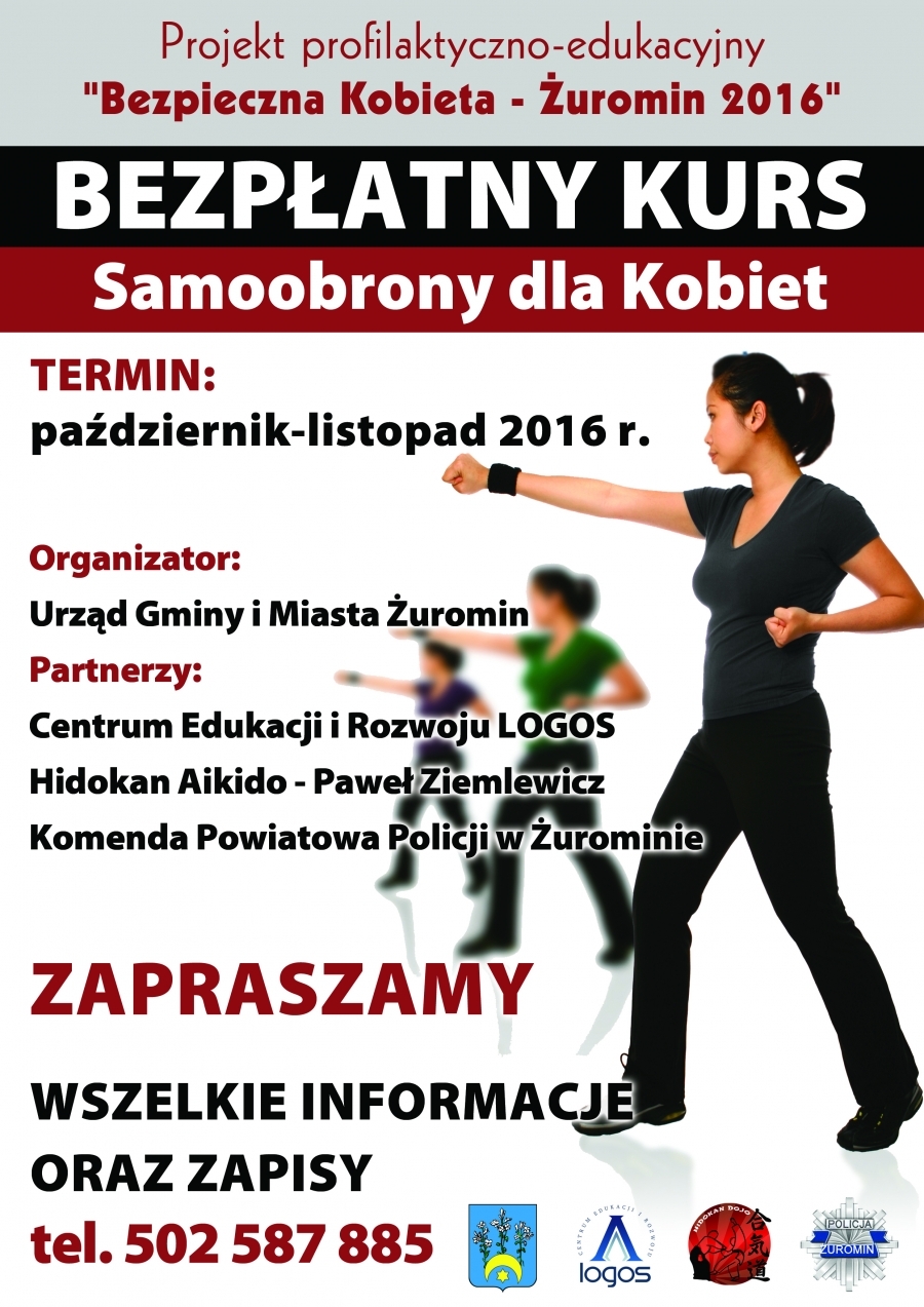 Samoobrona dla Kobiet - &quot;Bezpieczna Kobieta - Żuromin 2016&quot;