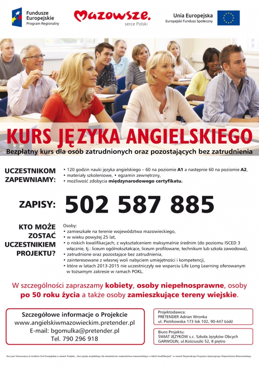 Kurs języka angielskiego